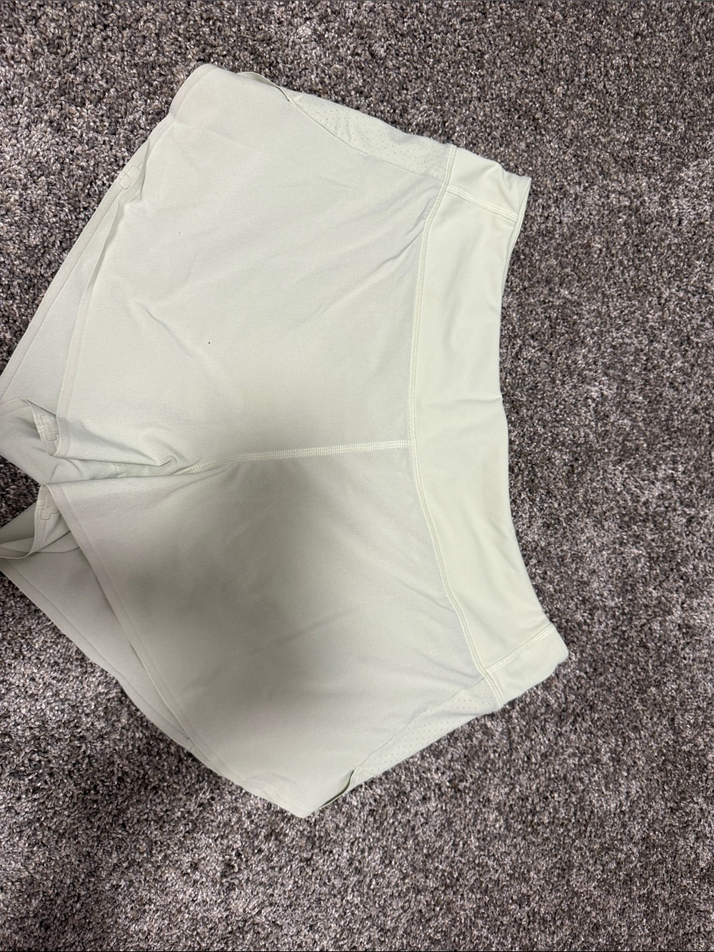 Athleta Sage Green High-Rise Athletic Shorts